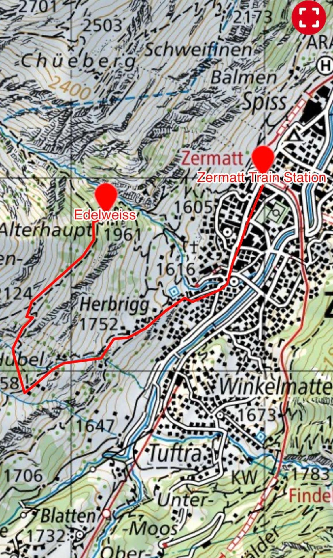 Edelweiss Mountain Guest House - 1 Hour Hike Up From Zermatt Station - On Hiking Trail - No Transport Exterior photo